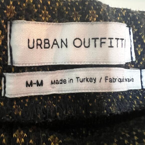 URBAN OUTFITTERS FITTED BOOTCUT PULL ON PANTS SIZE MEDIUM NAVY MUSTARD - Picture 4 of 6